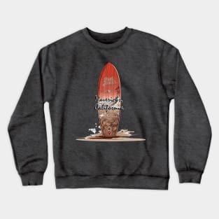 Surfing session Mavericks, California Crewneck Sweatshirt